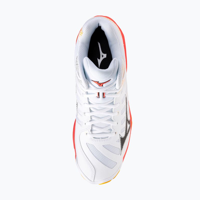 Volleyballschuhe Mizuno Wave Voltage 2 Mid weiß/feurige Koralle 2/Zitrus 5