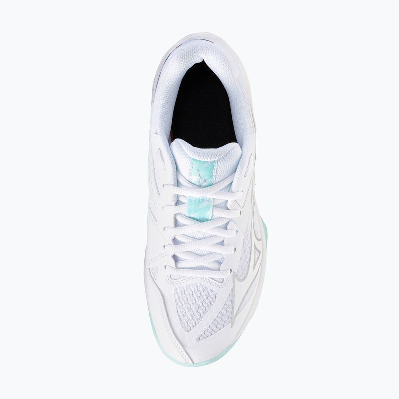 Damen Volleyballschuhe Mizuno Thunder Blade Z weiß/blau tint 5