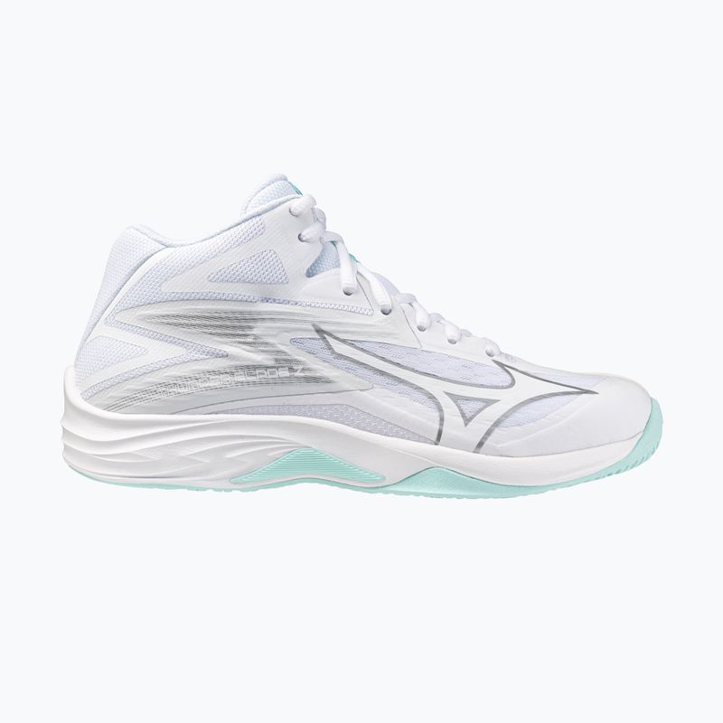 Damen-Volleyballschuhe Mizuno Thunder Blade Z Mid white/blue tint 8