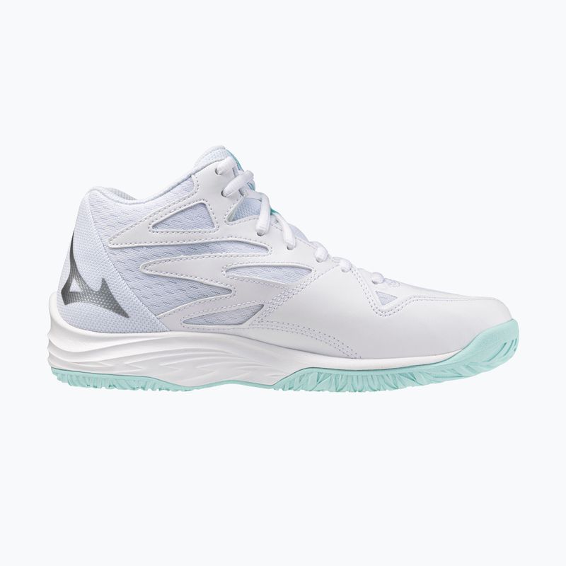 Damen-Volleyballschuhe Mizuno Thunder Blade Z Mid white/blue tint 9