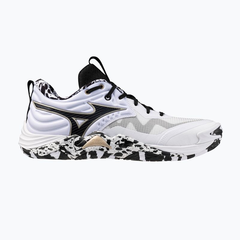 Volleyballschuhe Mizuno Wave Momentum Elite white/black/gold 8