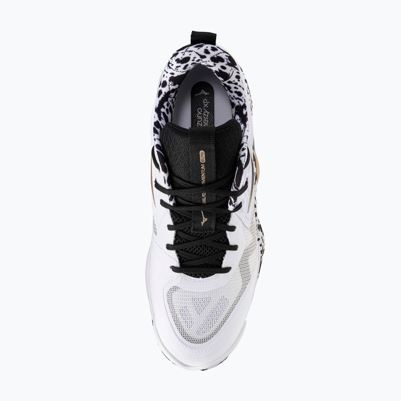Volleyballschuhe Mizuno Wave Momentum Elite white/black/gold 12