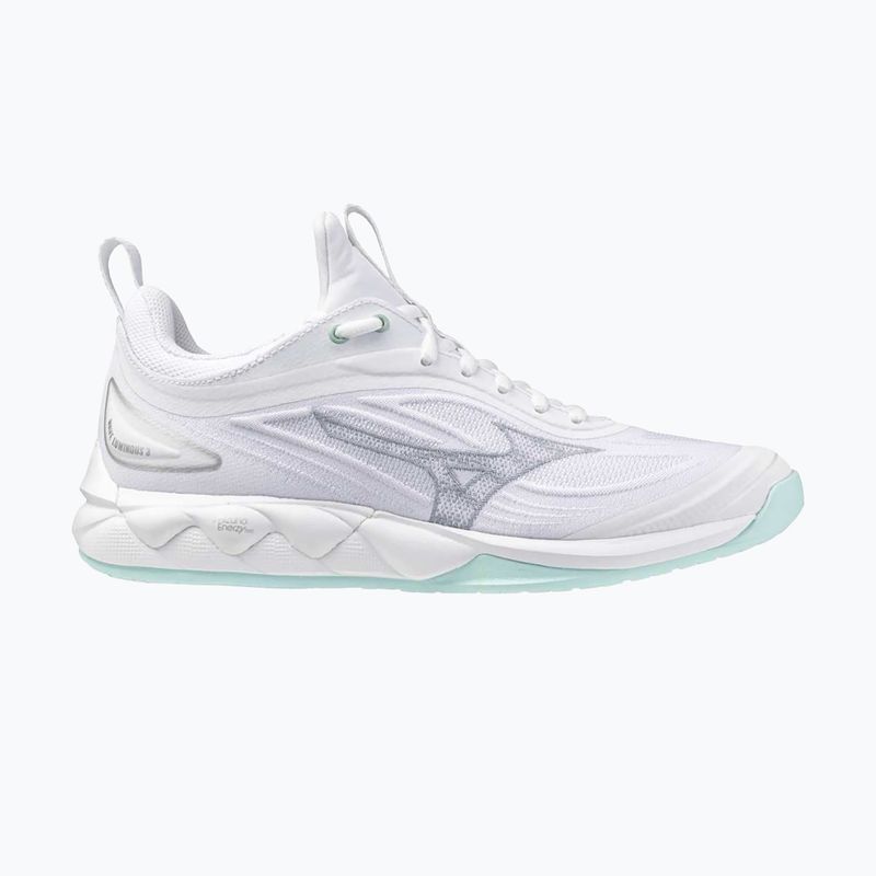 Damen Volleyballschuhe Mizuno Wave Luminous 3 weiß/blau tint 8