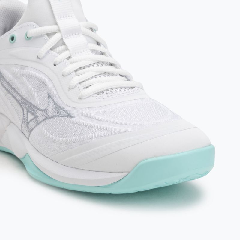 Damen Volleyballschuhe Mizuno Wave Luminous 3 weiß/blau tint 7