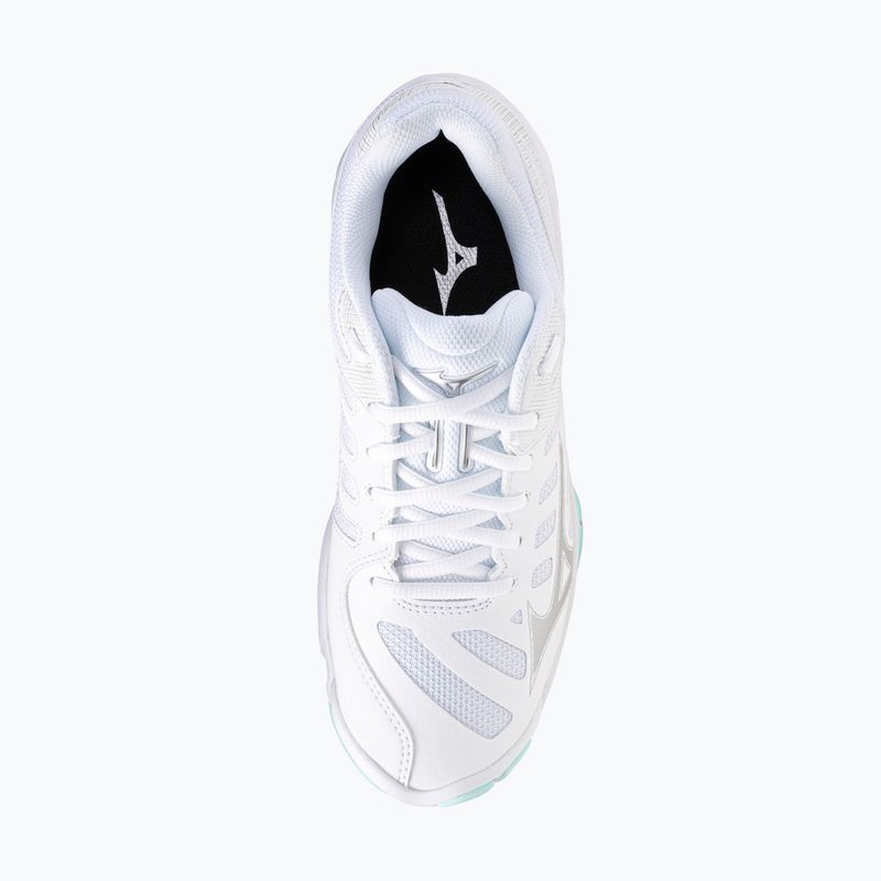 Damen-Volleyballschuhe Mizuno Wave Voltage 2 white/blue tint 12