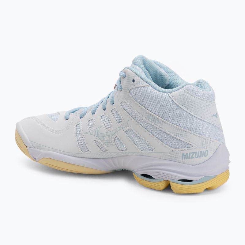 Damen Volleyballschuhe Mizuno Wave Voltage 2 Mid weiß/calypso coral/pale banana 3