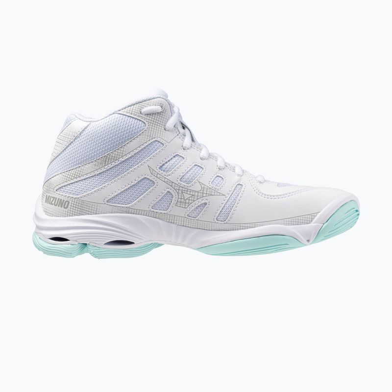 Damen-Volleyballschuhe Mizuno Wave Voltage 2 Mid white/blue tint 2