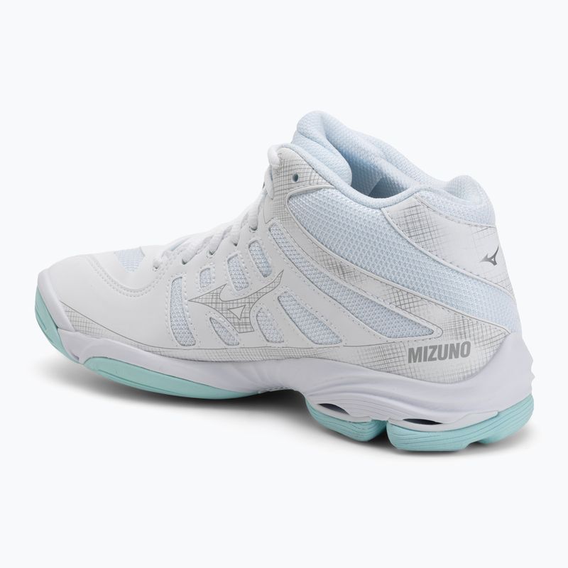 Damen-Volleyballschuhe Mizuno Wave Voltage 2 Mid white/blue tint 3