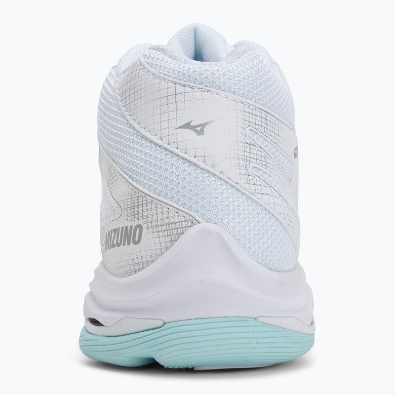 Damen-Volleyballschuhe Mizuno Wave Voltage 2 Mid white/blue tint 6