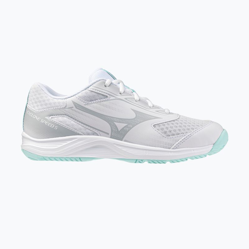 Damen Volleyballschuhe Mizuno Cyclone Speed 5 weiß/blau tint