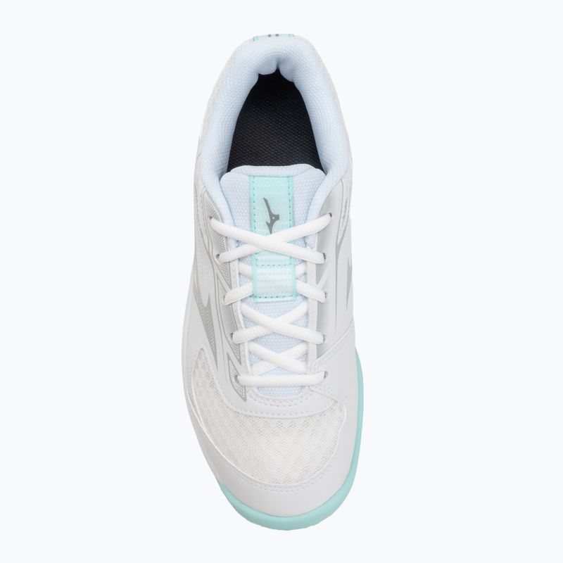Damen Volleyballschuhe Mizuno Cyclone Speed 5 weiß/blau tint 5
