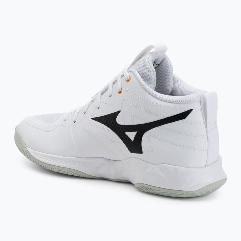 Volleyballschuhe Mizuno Wave Momentum Pro Mid white/black/frozen emerald 3
