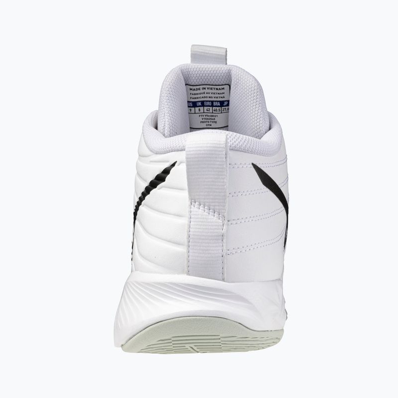 Volleyballschuhe Mizuno Wave Momentum Pro Mid white/black/frozen emerald 10