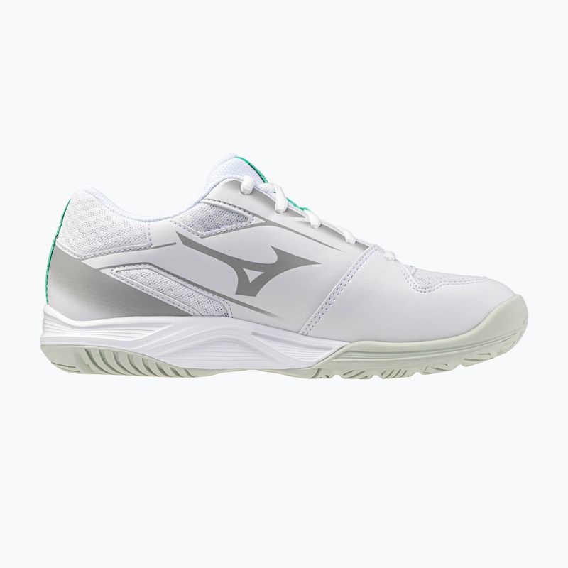 Kinder-Volleyballschuhe Mizuno Cyclone Speed 5 weiß/schwarz/frozen emerald 2