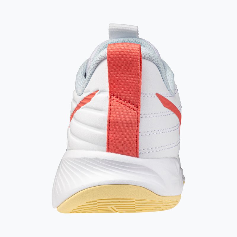 Damen Volleyballschuhe Mizuno Wave Momentum Pro weiß/calypso coral/pale banana 3