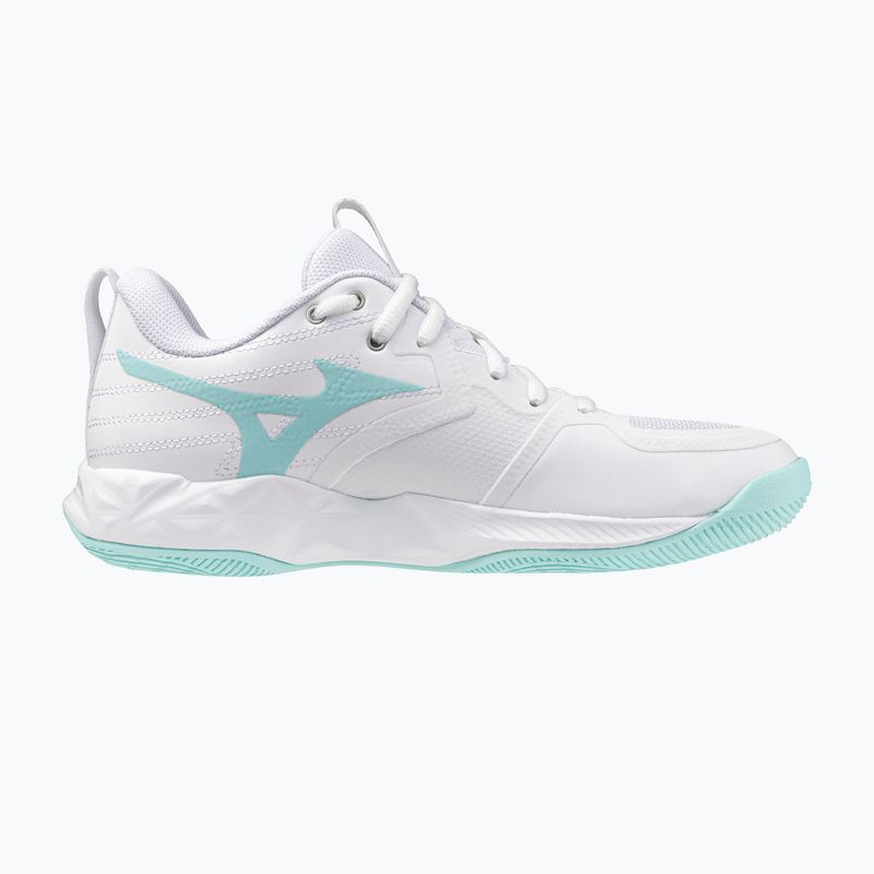 Damen Volleyballschuhe Mizuno Wave Momentum Pro weiß/blau tint 2