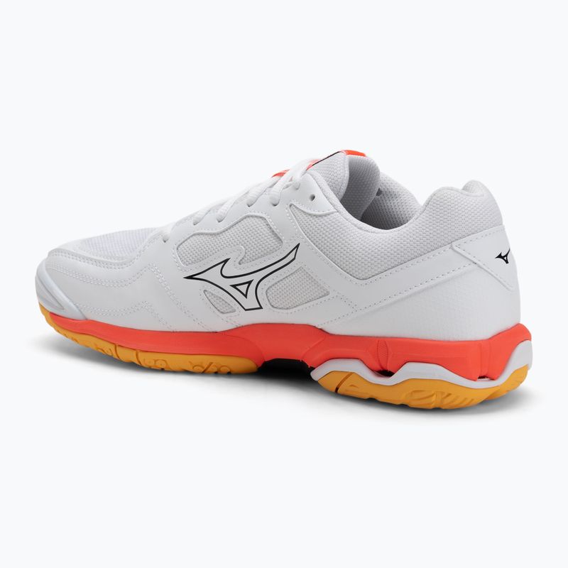 Mizuno Wave Phantom 3 Handballschuh weiß/feurige Koralle 2/Zitrus 3