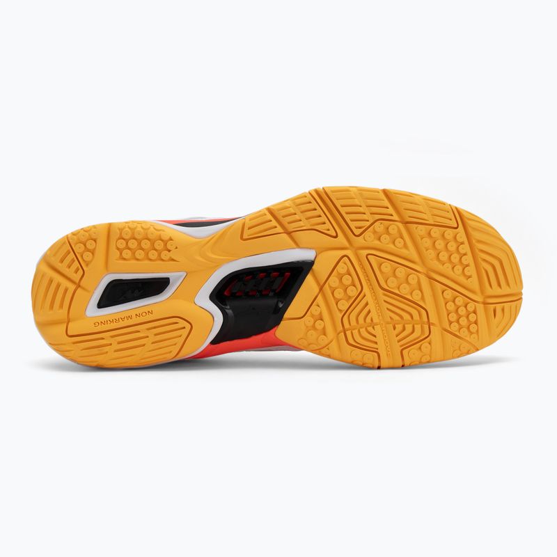 Mizuno Wave Phantom 3 Handballschuh weiß/feurige Koralle 2/Zitrus 4
