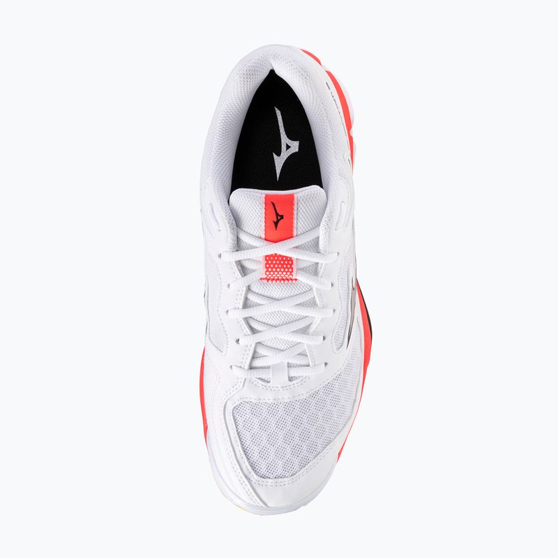 Mizuno Wave Phantom 3 Handballschuh weiß/feurige Koralle 2/Zitrus 5