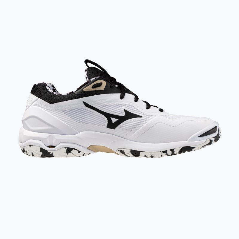 Handballschuhe Mizuno Wave Stealth 6 white/black/ge gold 9