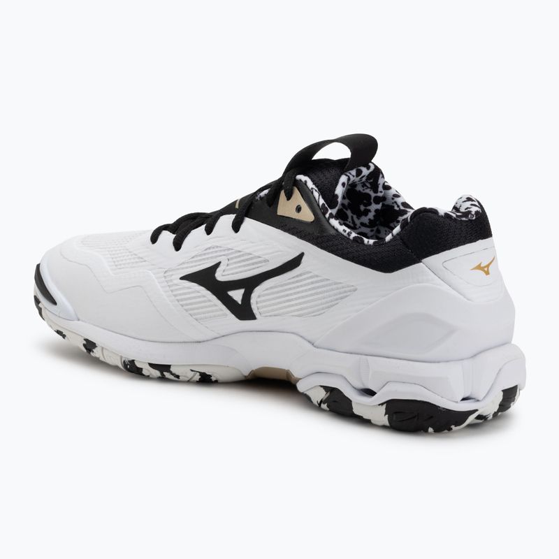 Handballschuhe Mizuno Wave Stealth 6 white/black/ge gold 3