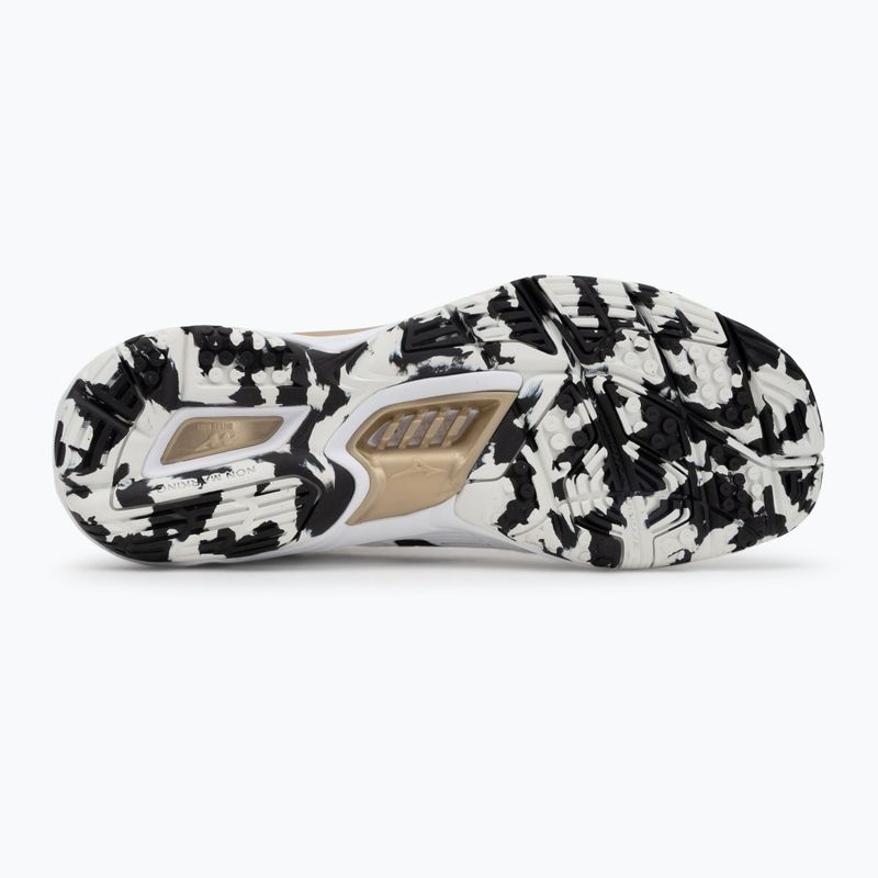 Handballschuhe Mizuno Wave Stealth 6 white/black/ge gold 4