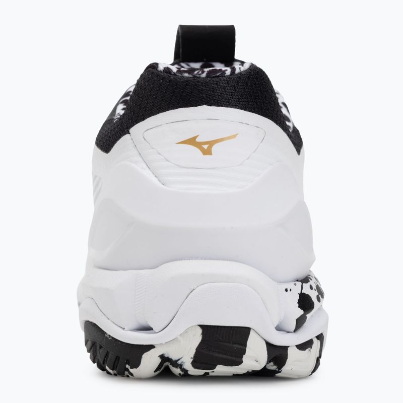 Handballschuhe Mizuno Wave Stealth 6 white/black/ge gold 6