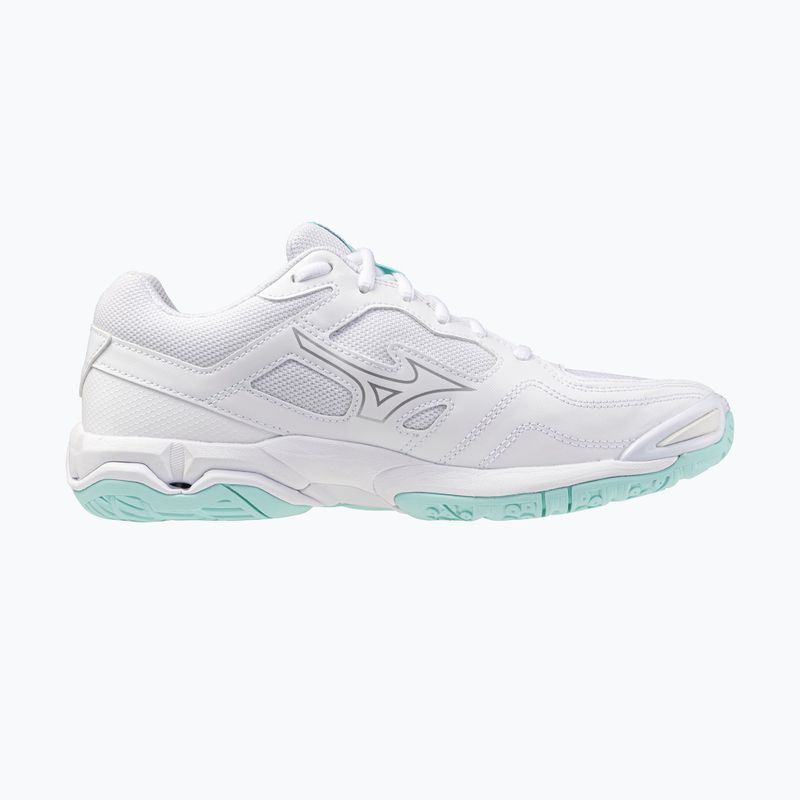 Frauen-Handballschuhe Mizuno Wave Phantom 3 weiß/blau tint 2