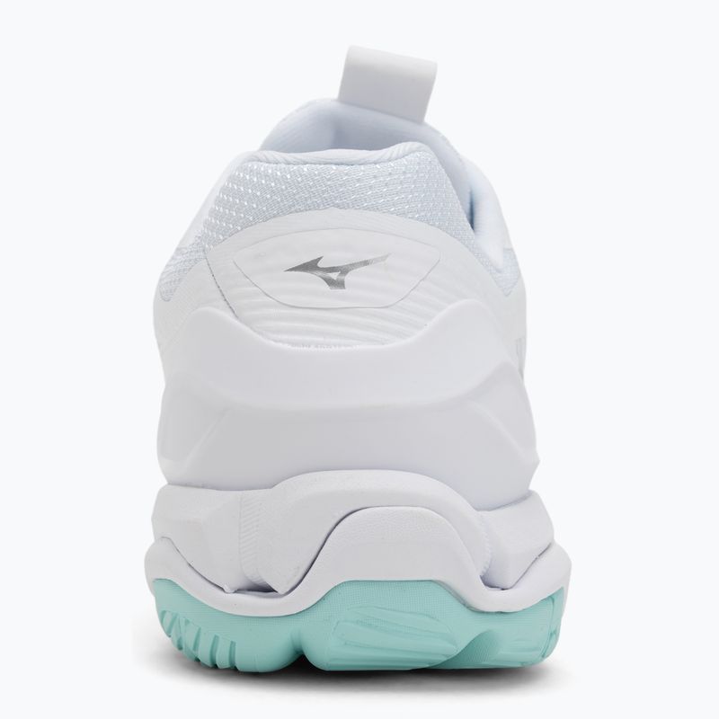 Damen Handballschuhe Mizuno Wave Stealth 6 weiß/blauer Farbton 6