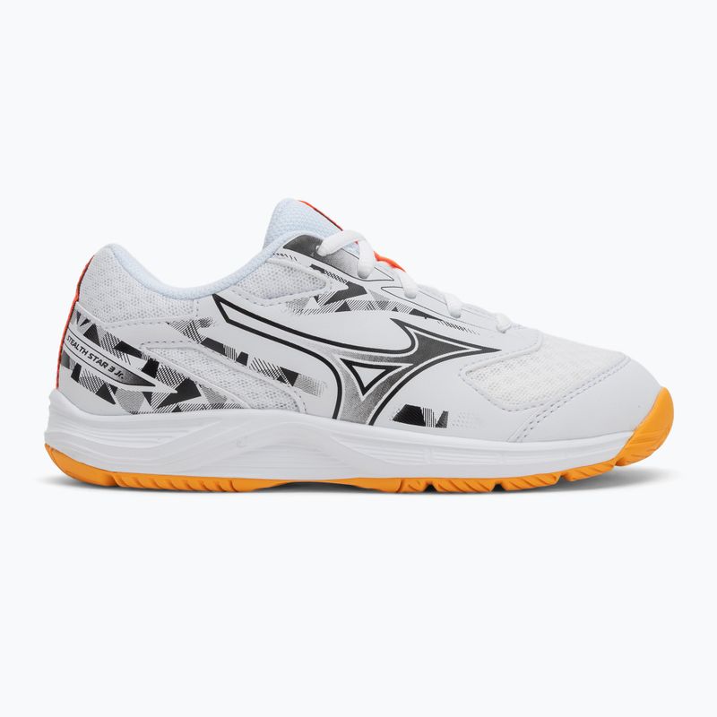 Mizuno Stealth Star 3 weiß/fiery coral 2/citrus Kinderschuhe 2