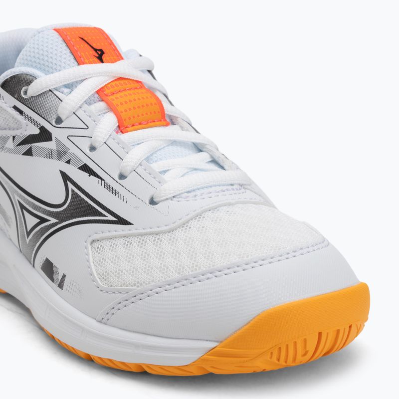 Mizuno Stealth Star 3 weiß/fiery coral 2/citrus Kinderschuhe 7