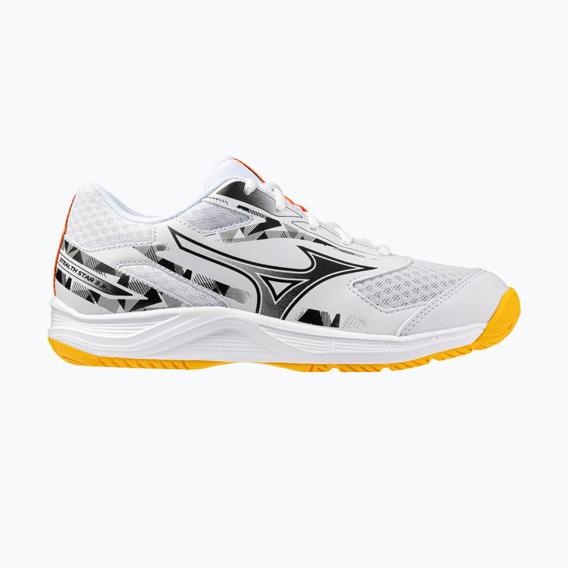 Mizuno Stealth Star 3 weiß/fiery coral 2/citrus Kinderschuhe