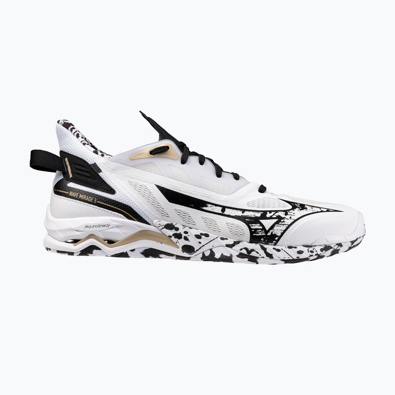 Handballschuhe Mizuno Wave Mirage 5 white/black/gold