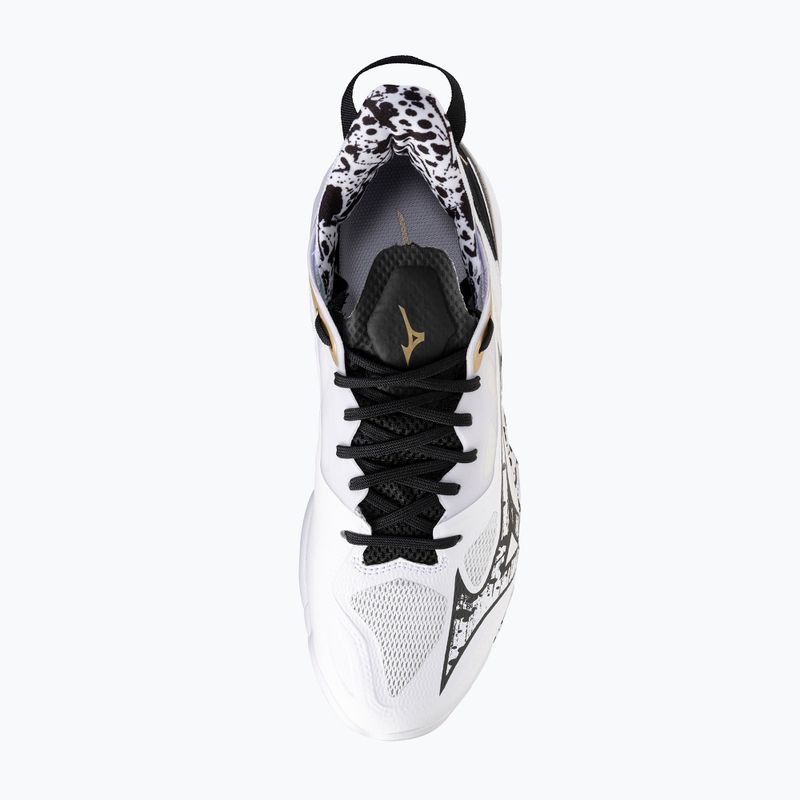 Handballschuhe Mizuno Wave Mirage 5 white/black/gold 5
