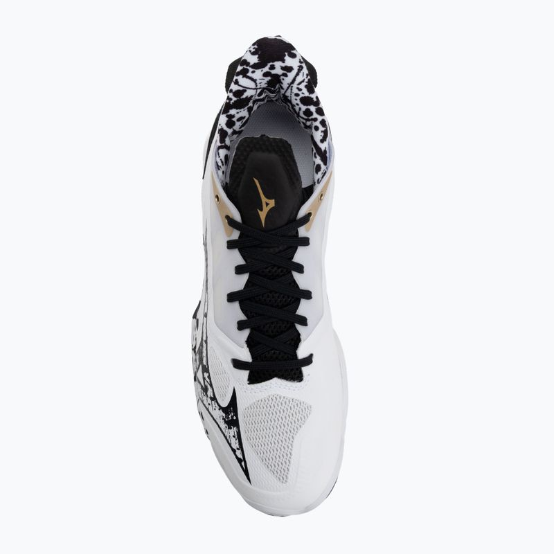 Handballschuhe Mizuno Wave Mirage 5 white/black/gold 5