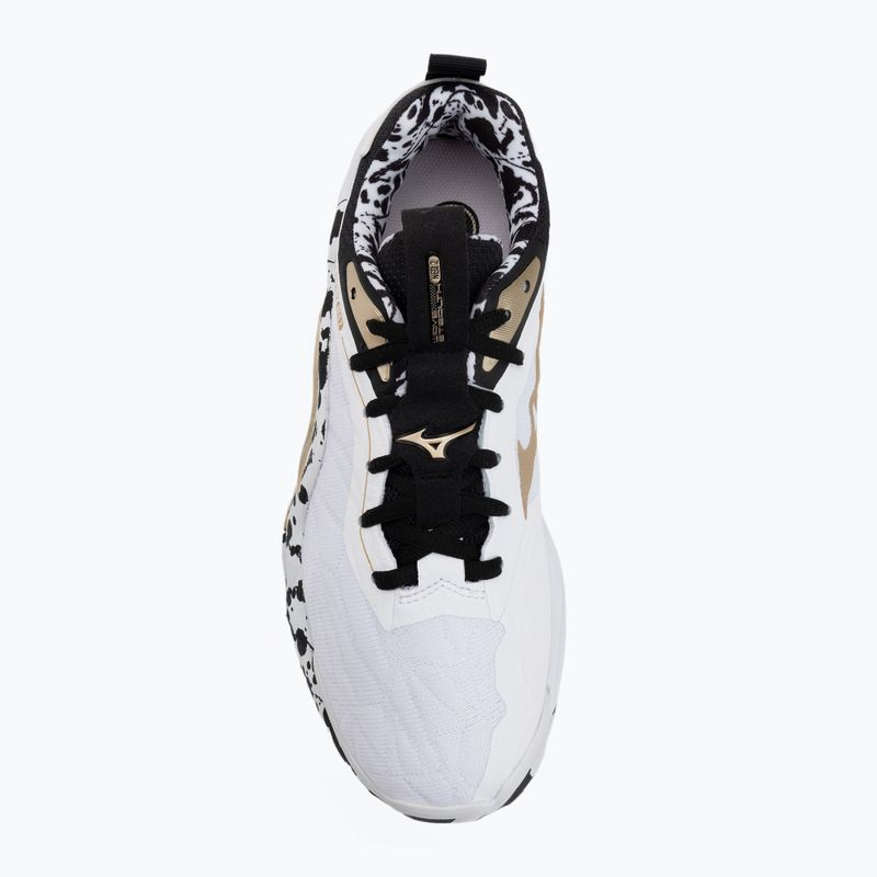 Handballschuhe Mizuno Wave Stealth Neo 2 white/black/ge gold 5
