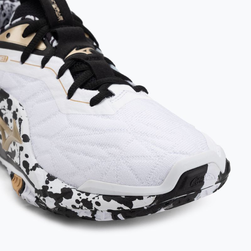 Handballschuhe Mizuno Wave Stealth Neo 2 white/black/ge gold 7