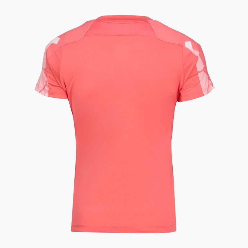 Damen-Tennisshirt Mizuno Daybreakers Printed calypso coral 2