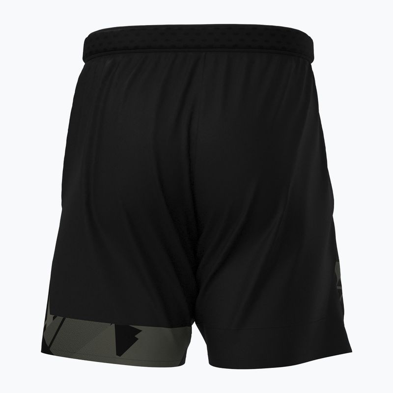 Men's Mizuno Daybreakers 8 In Amplify Shorts schwarz/traube Blatt 2