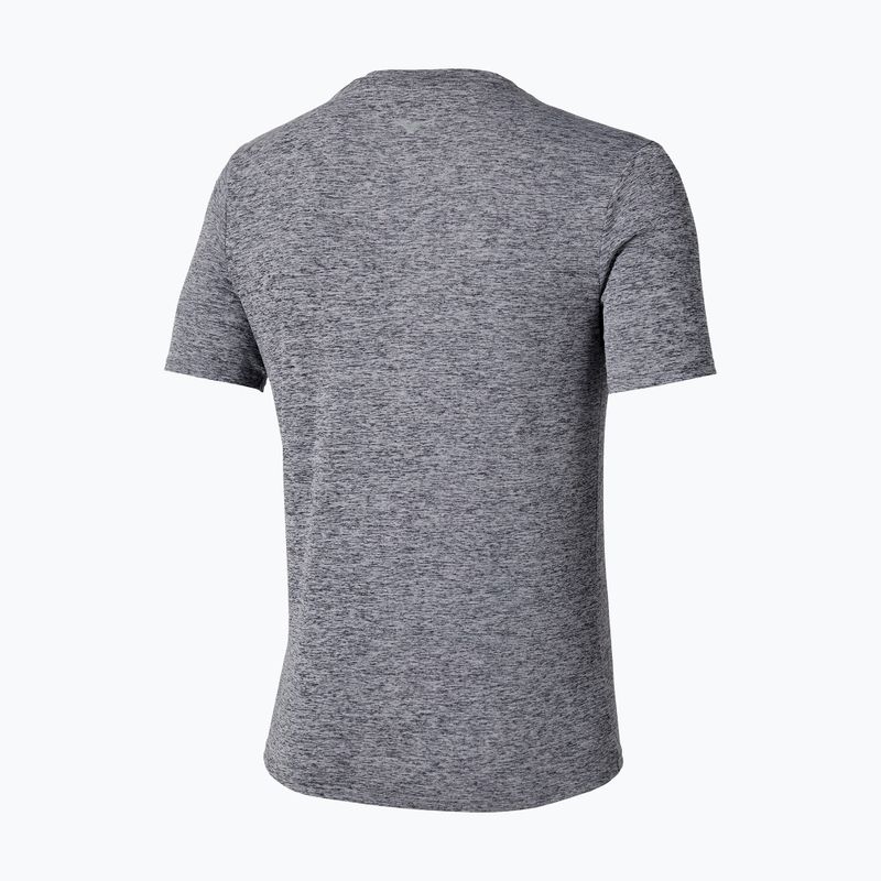 Herren Mizuno Impulse Core Tee quicksilver Laufshirt 2