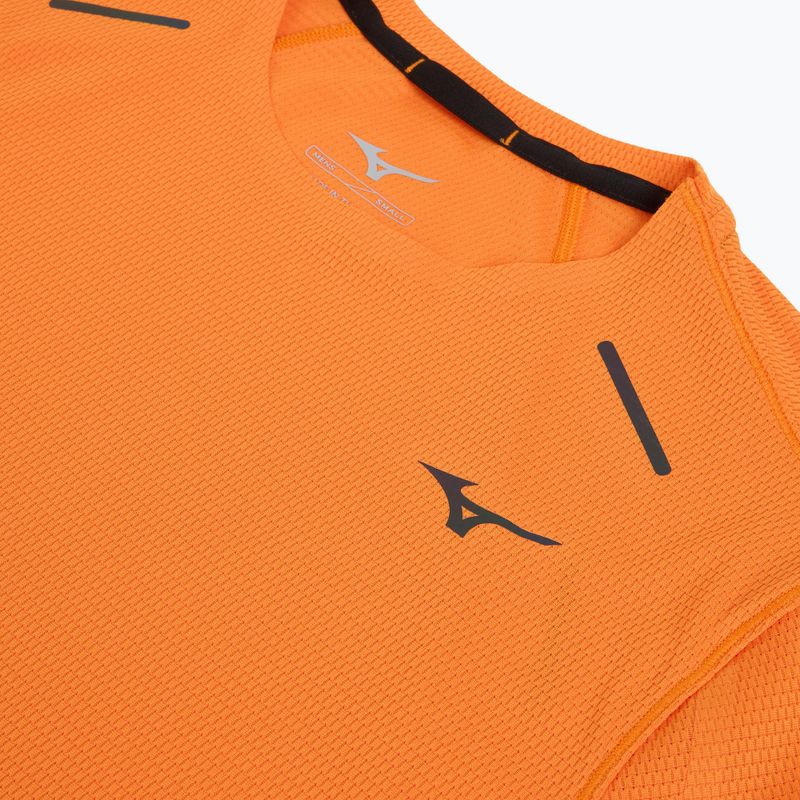 Herren Laufshirt Mizuno Tech Light DAF tangelo 3