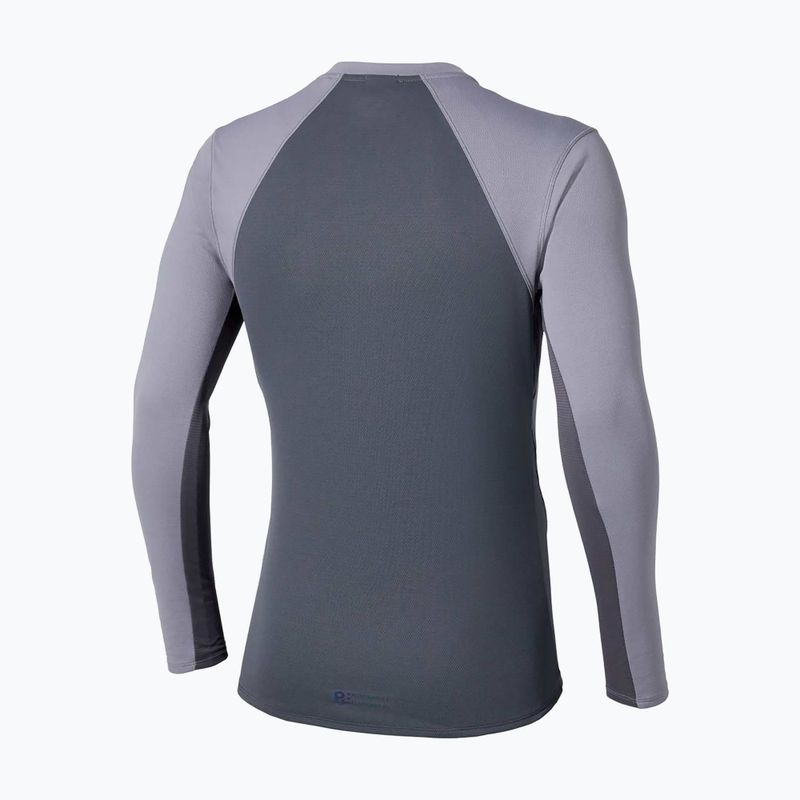 Herren-Lauf-Longsleeve Mizuno Tech Thermal Charge quiksilver 2