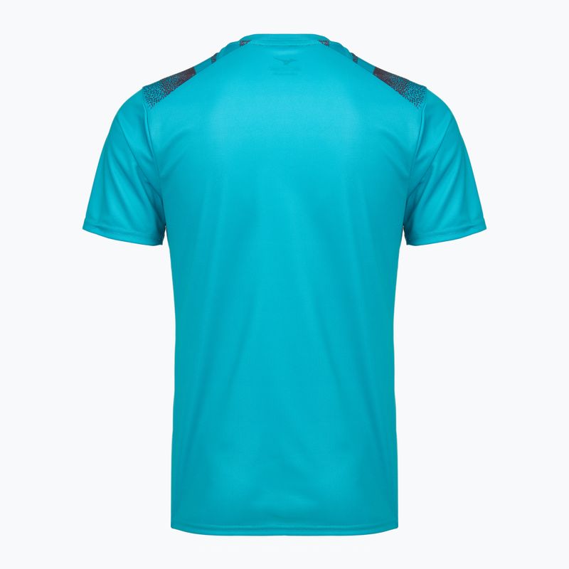 Herren Mizuno Core Graphic Tee capri breeze Laufshirt 2