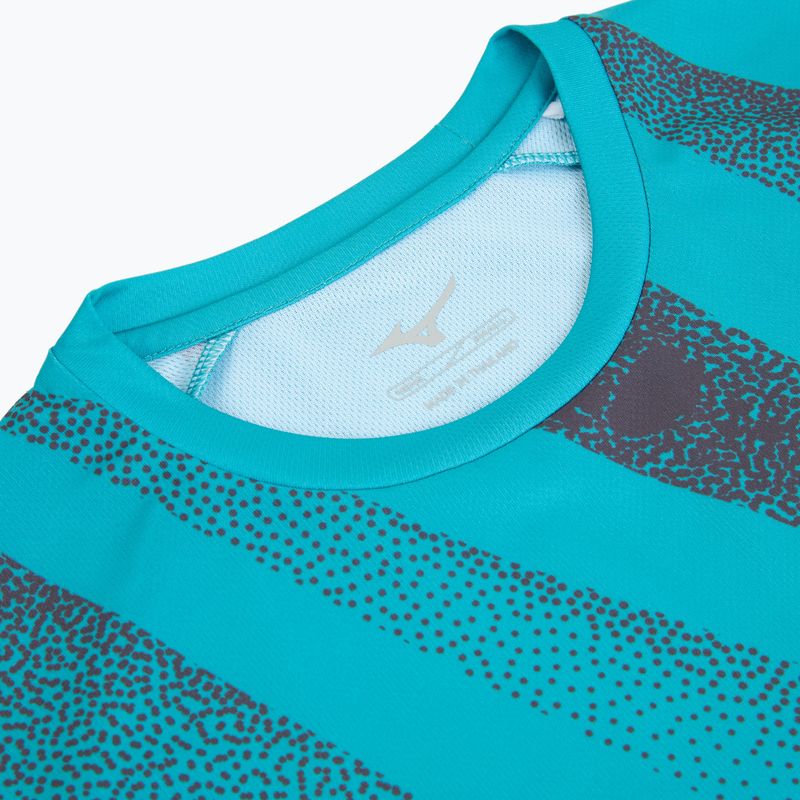 Herren Mizuno Core Graphic Tee capri breeze Laufshirt 4