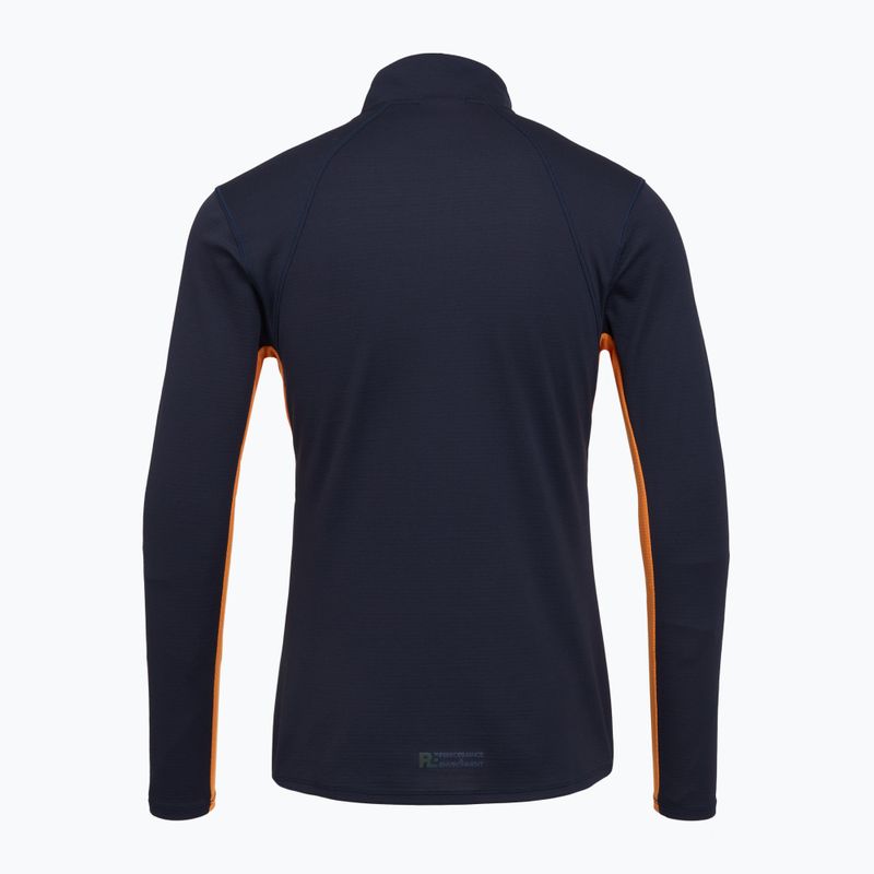 Lauf-Longsleeve Herren Mizuno Tech Thermal Charge Half Zip baritone blue 2