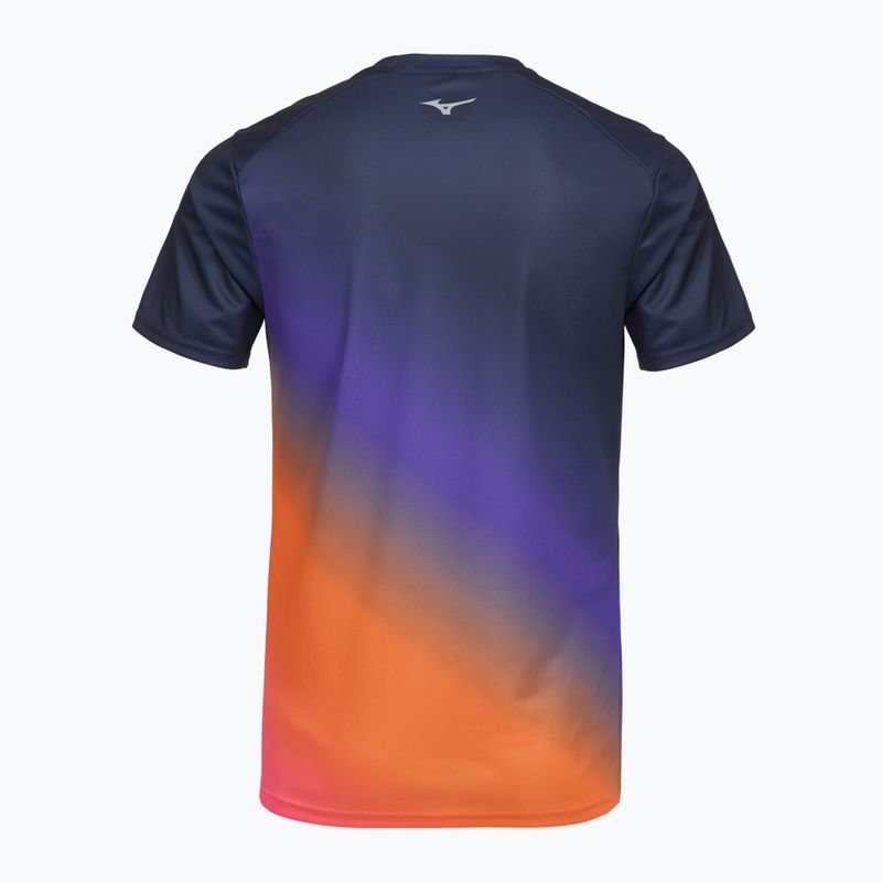 Herren Laufshirt Mizuno Summer Pack QD Tee yuuyake 2