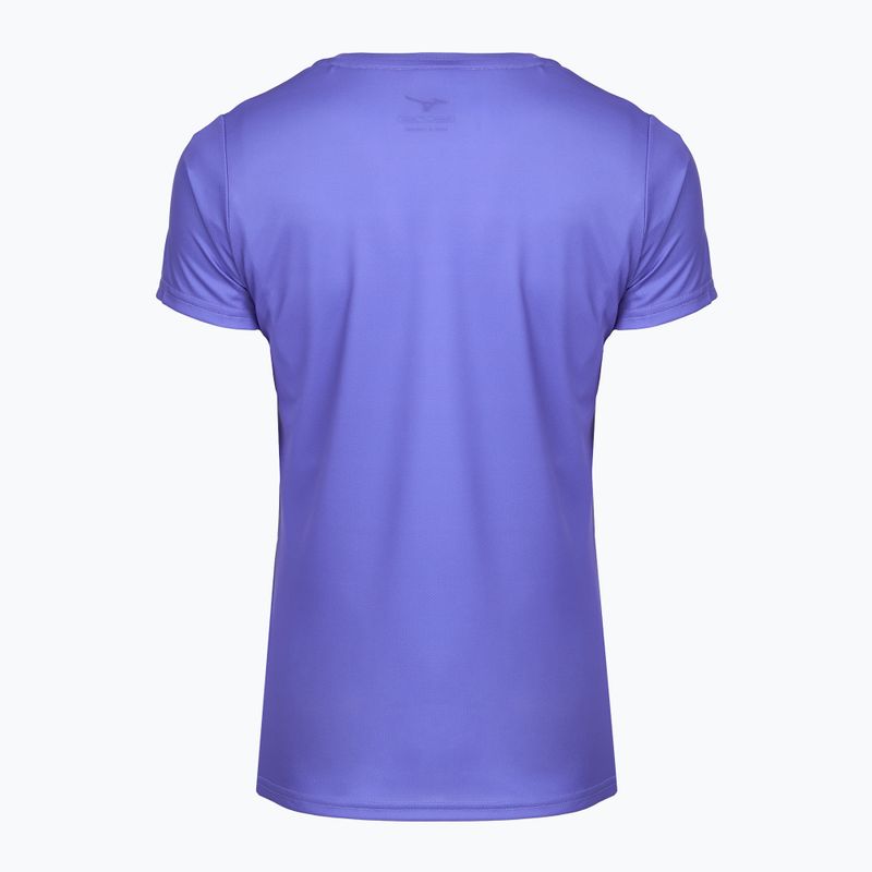 Damen Laufshirt Mizuno Core Graphic Tee iris bloom 2