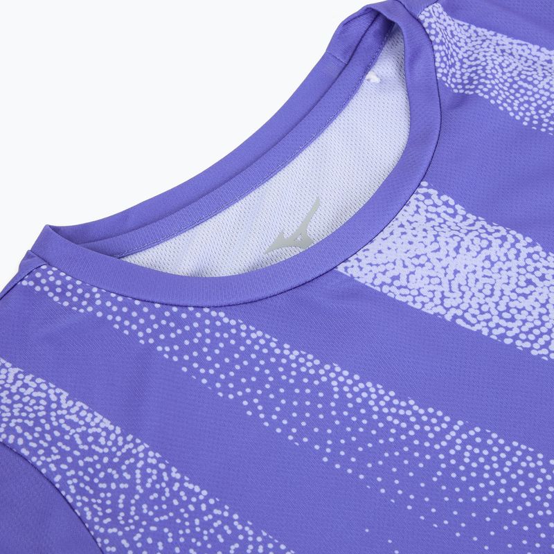 Damen Laufshirt Mizuno Core Graphic Tee iris bloom 3
