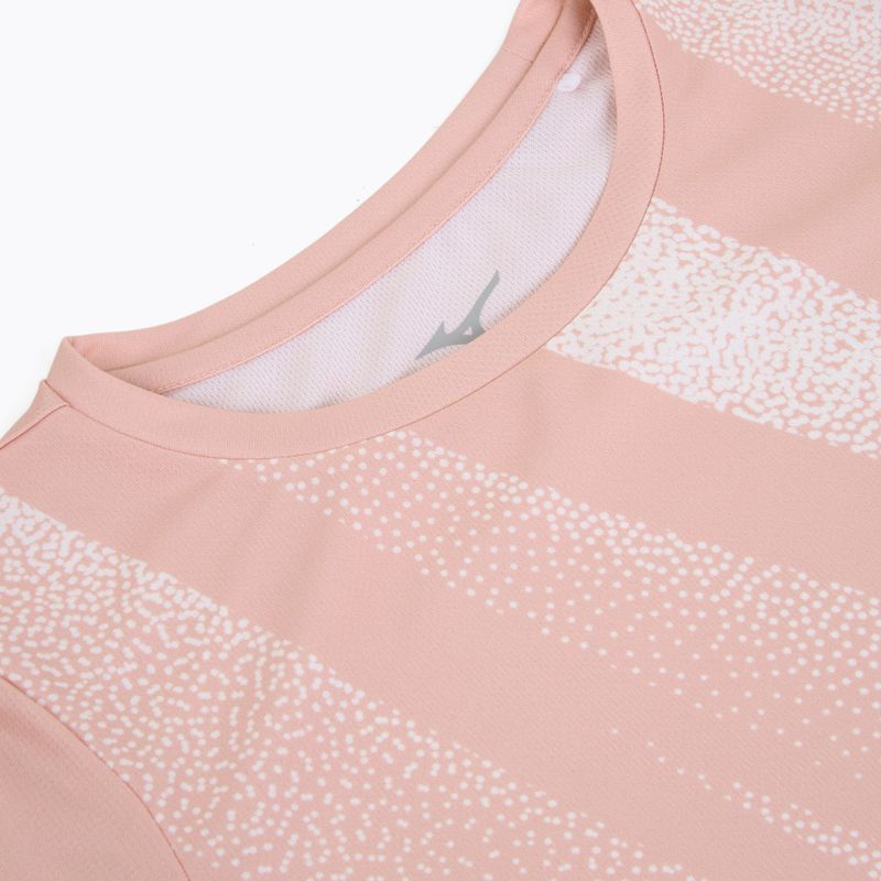 Damen Laufshirt Mizuno Core Graphic Tee gebleicht mauve 3