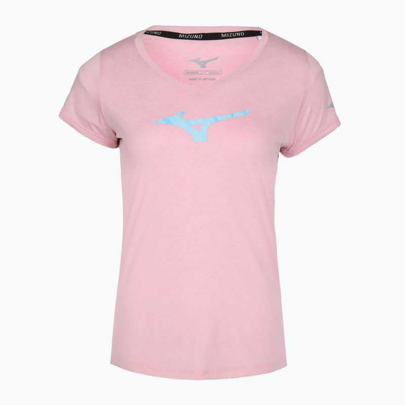 Damen Laufshirt Mizuno Core Runbird Tee gebleicht mauve